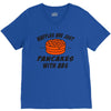 waffles are just pancakes with abs V-Neck Tee