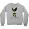i don't do mornings Crewneck Sweatshirt