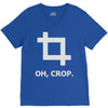 oh crop V-Neck Tee