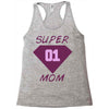 super mom 01 Racerback Tank