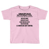 Smartass November Girl Toddler T-shirt