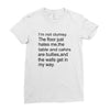 i'm not clumsy Ladies Fitted T-Shirt