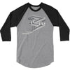 some game involving falling blocks in the style of m.c. escher 3/4 Sleeve Shirt