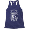I Don't Need Therapy Just to Go Cycling Racerback Tank