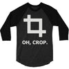 oh crop 3/4 Sleeve Shirt
