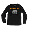 November Girl Hated By Many Long Sleeve Shirts