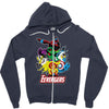 nick fureon's eevengers Zipper Hoodie