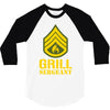 grill sergeant military 3/4 Sleeve Shirt