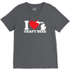 ladies i love michigan craft beer V-Neck Tee