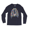 skeleton christmas tree Long Sleeve Shirts