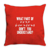 what part of sign language don't you understand Throw Pillow