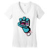 main possede par nintendo Women's V-Neck T-Shirt