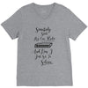 Silence (f94) V-Neck Tee