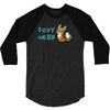 foxy nerd 3/4 Sleeve Shirt