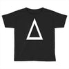 prism a triangle design graphic baseball jersey Toddler T-shirt