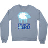 i m with herd Crewneck Sweatshirt