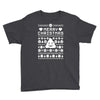 funny ugly christmas smiley emoticon Youth Tee