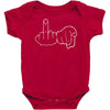 funny rude fingers ideal birthday gift or present Baby Bodysuit