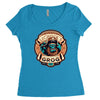 ghost pirate grog Women's Triblend Scoop T-shirt