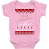merry christmas ugly christmas sweater Baby Bodysuit
