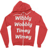 wibbly w0bbly Zipper Hoodie