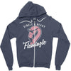 single flamingle Zipper Hoodie