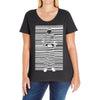 banksy prisoner barcode Ladies Curvy T-Shirt