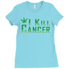 I Kill Cancer, I Kill Cancer T Shirt Ladies Fitted T-Shirt
