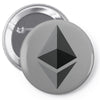 Ethereum Coin Pin-back button