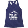 Camper Couple Man White Racerback Tank