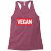 marvel logo parody vegan Racerback Tank