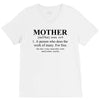 mother defined mothers day V-Neck Tee