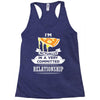 I Am Pizza Actually In A Very Commited Relationship Racerback Tank
