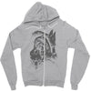 wolf princess warrior Zipper Hoodie