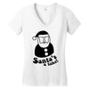 santa's a fake! Women's V-Neck T-Shirt