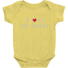 i love my daddy Baby Bodysuit