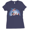 raising the flag Ladies Fitted T-Shirt