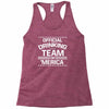 official drinking team 'merica Racerback Tank