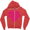 love (3) Zipper Hoodie