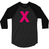 pink x 3/4 Sleeve Shirt