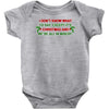christmas misery Baby Bodysuit