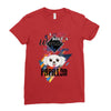 who loves papillon Ladies Fitted T-Shirt