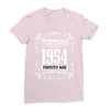 vintage made in 1954 perfectly aged a living legend Ladies Fitted T-Shirt