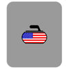 usa curling Mousepad