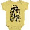 r2 d2 retro star wars sci fi lucas Baby Onesie