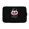 why so curious Laptop sleeve
