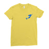 mermaid mom pocket Ladies Fitted T-Shirt