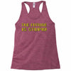 the future is stupid Racerback Tank