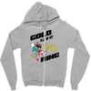 gold all in my ring Zipper Hoodie