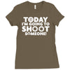 photographer shoot someone Ladies Fitted T-Shirt